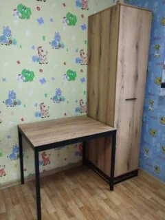 Пенал шафа з полицями для одягу “Asсet”