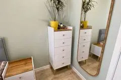 “Asgard” 5 narrow chest of drawers