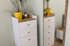 “Asgard” 5 narrow chest of drawers