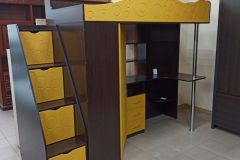 “Binky” DS37A Loft Bed with Stairs