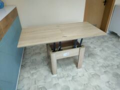 “Comfo” lift up coffee table to dining table