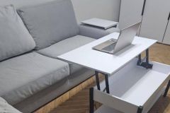 “Desk 2.0” lift top coffee table with storage