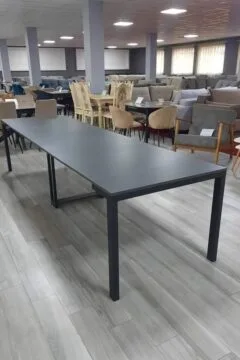 Великий стіл у вітальню розкладний Sensei 53(330)x75x90 см - Антрацит