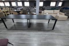 Великий стіл у вітальню розкладний Sensei 53(330)x75x90 см - Антрацит