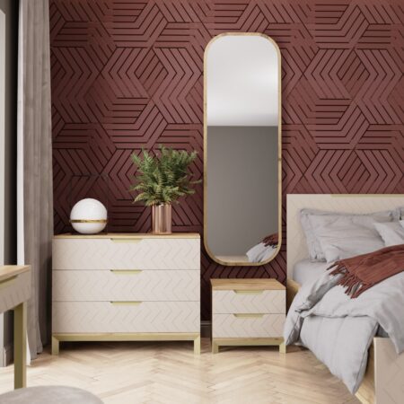 Приліжкова тумбочка Swan 50x45x50 см – Каталонський жовтий