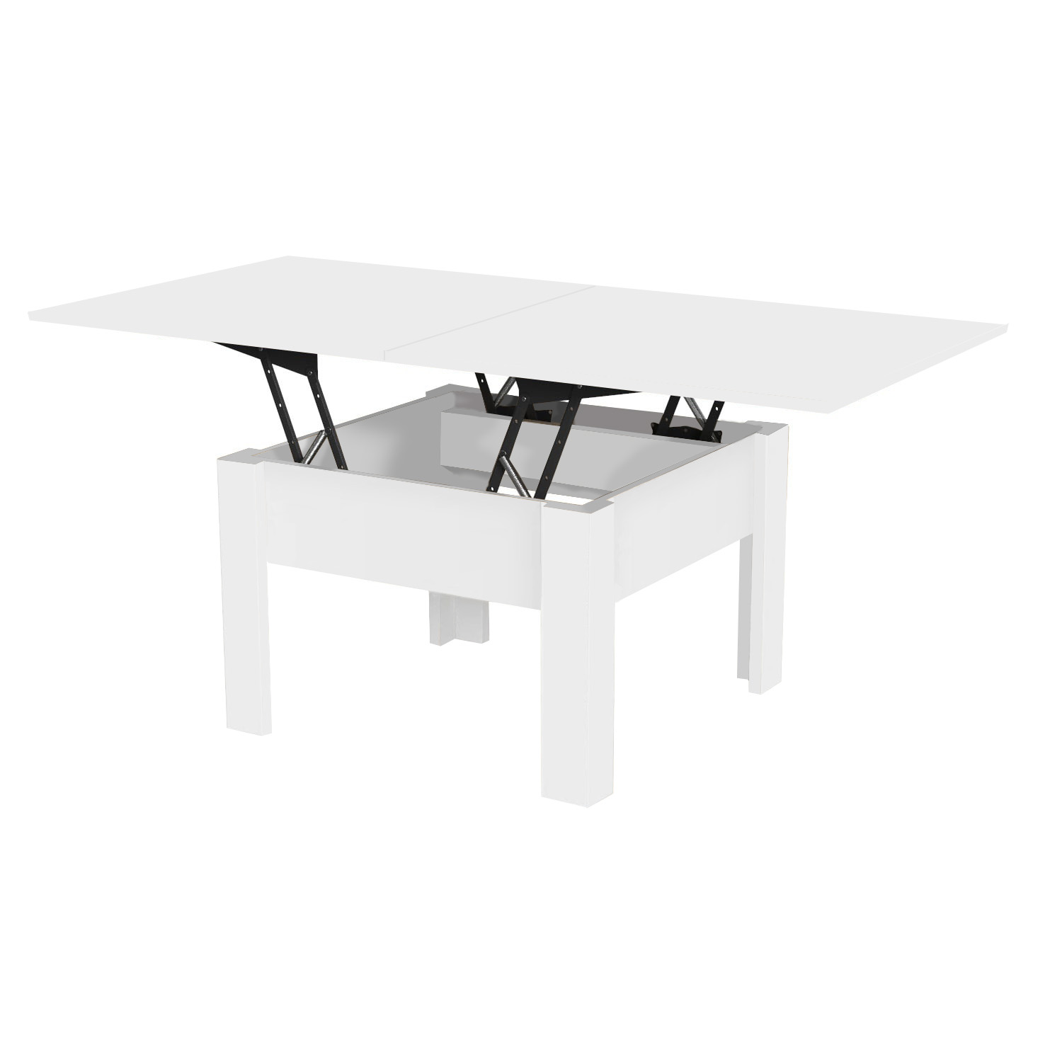 Buy comfo lift up coffee table to dining table 70(140)x57(77)x70 cm – White Diamond for 4560 UAH Comfo lift up coffee table to dining table 70(140)x57(77)x70 cm – White Diamond