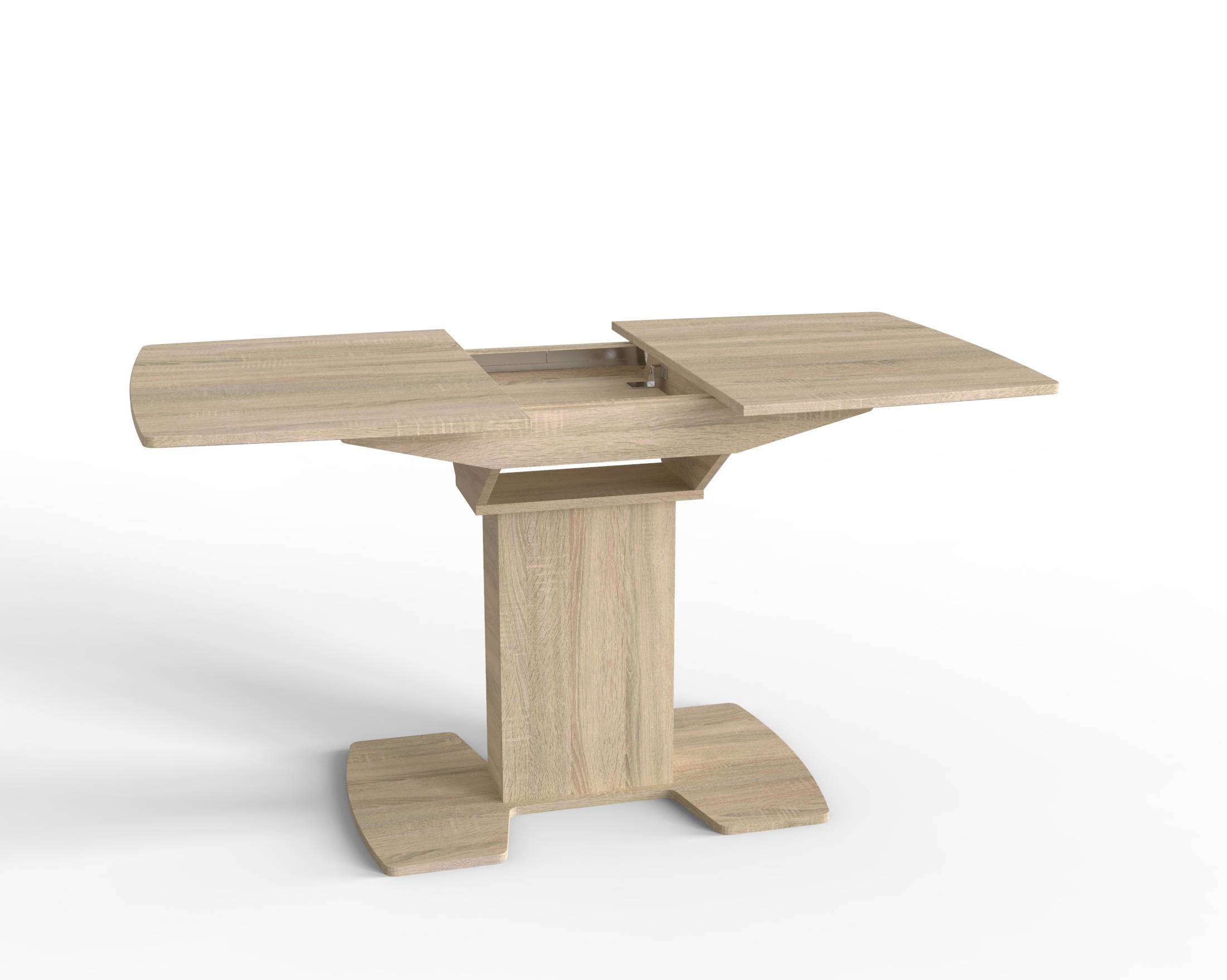 Buy shanghai extendable table 110(141)x75x75 cm – Sonoma Oak for 3782 UAH Shanghai extendable table 110(141)x75x75 cm – Sonoma Oak