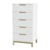 Комод для вещей Swan 1200 60x120x50 см – Белый супермат