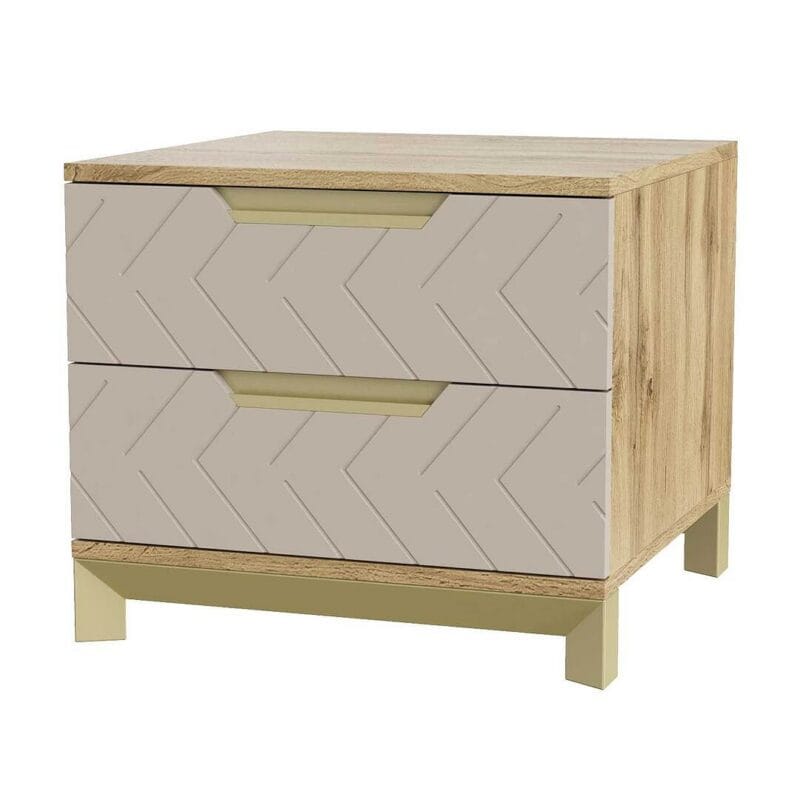 Приліжкова тумбочка Swan 50x45x50 см – Каталонський жовтий