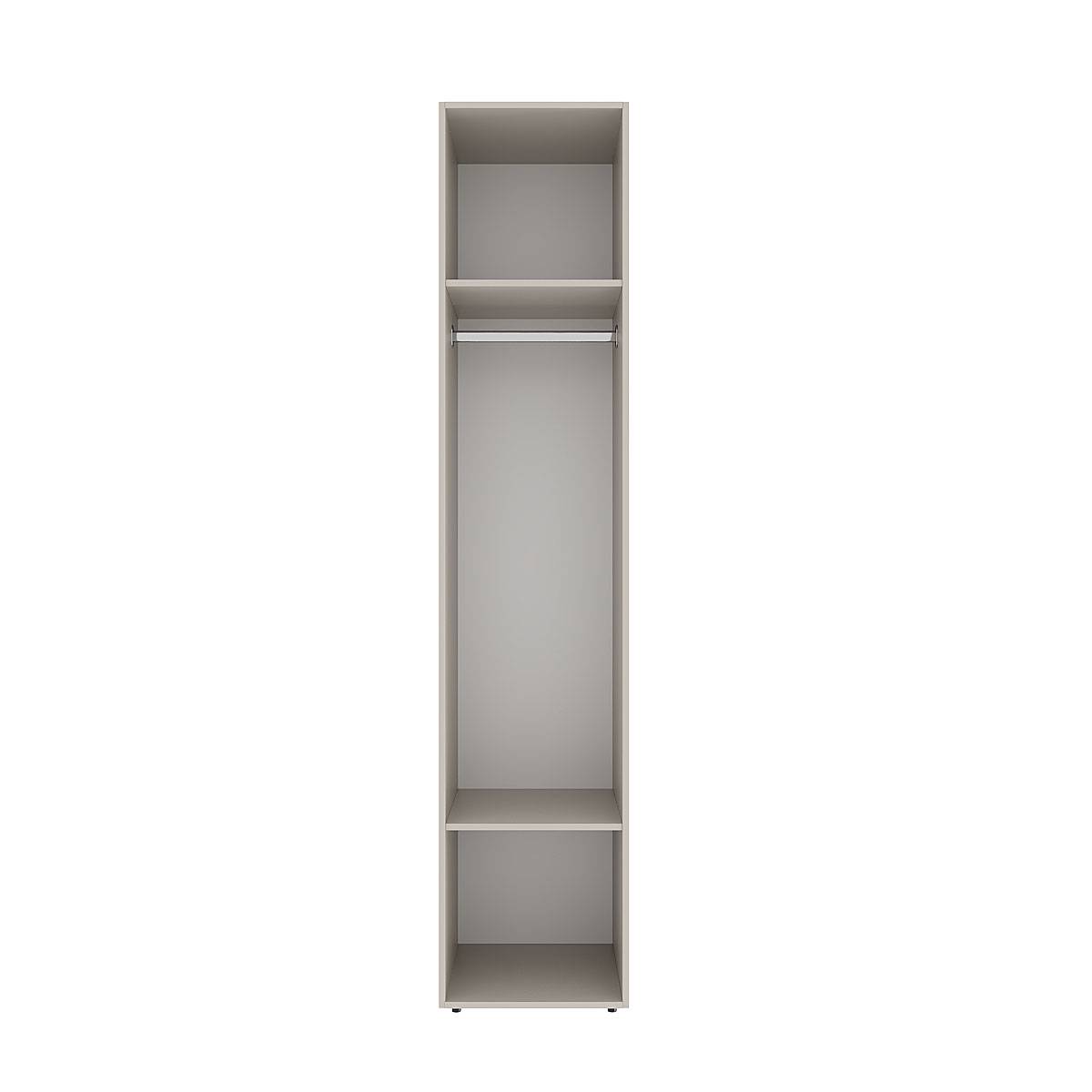 Light slim wardrobe 40x220x50 cm – Cashmere