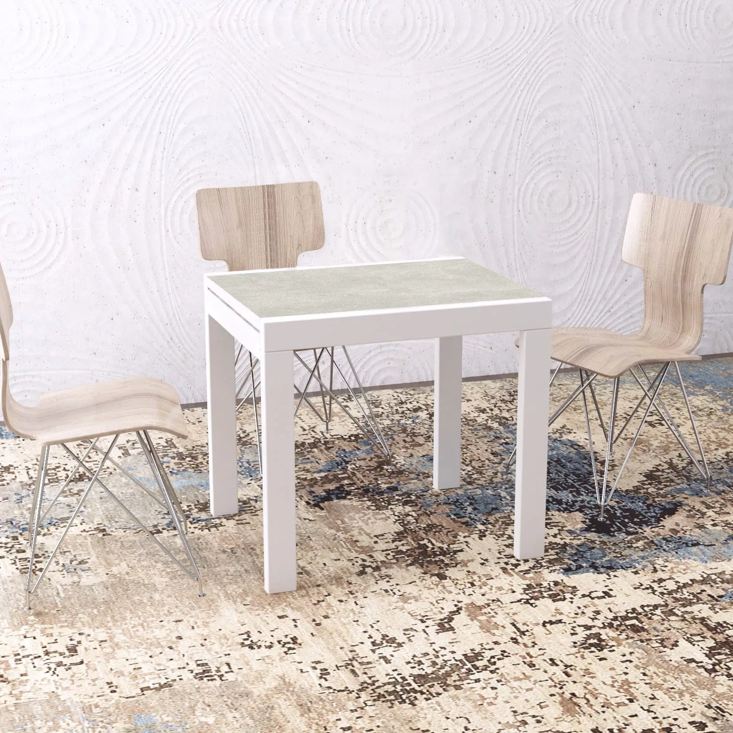 Купити стіл-трансформер "Kors Light" – Ательє світлий / Білий діамант за 1 грн Стіл-трансформер "Kors Light" – Ательє світлий / Білий діамант