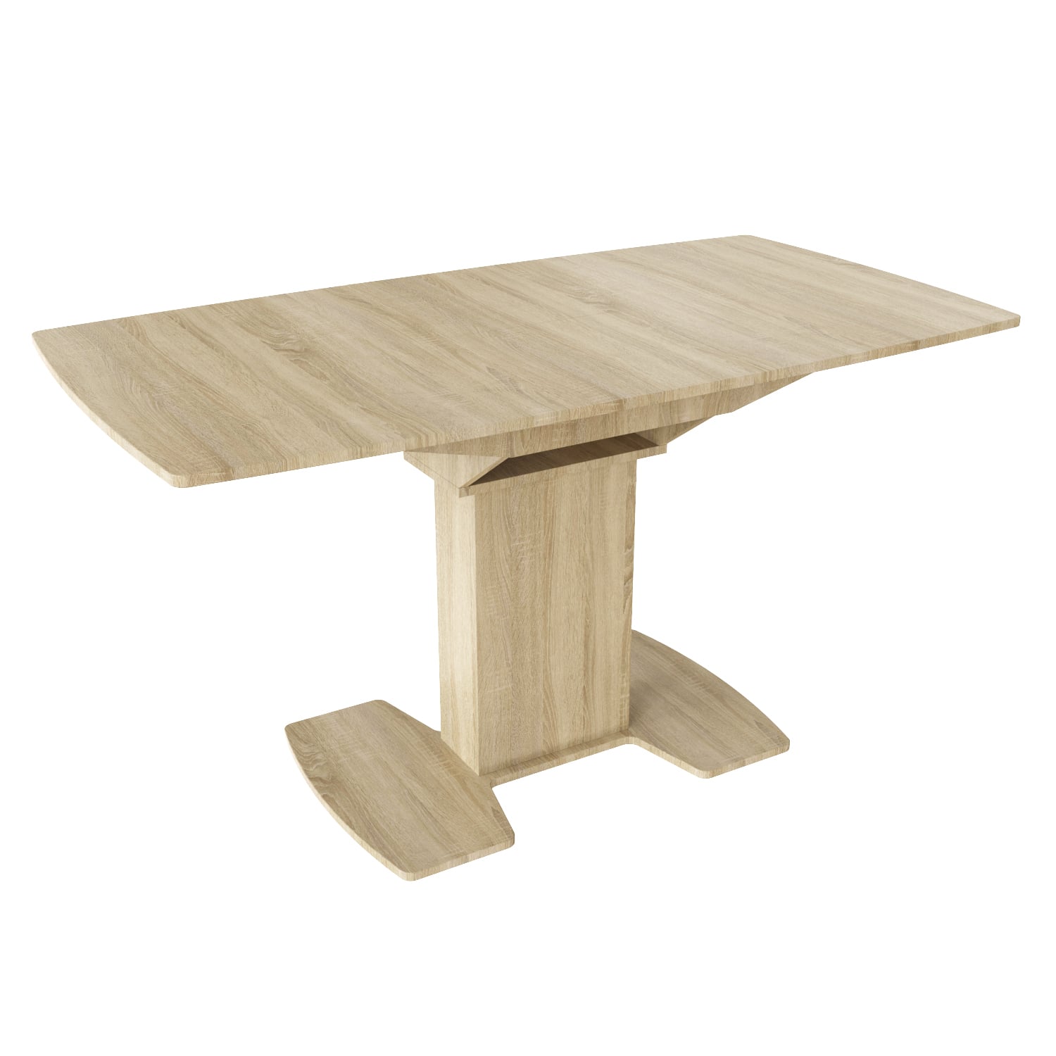 Buy shanghai extendable table 110(141)x75x75 cm – Sonoma Oak for 3782 UAH Shanghai extendable table 110(141)x75x75 cm – Sonoma Oak