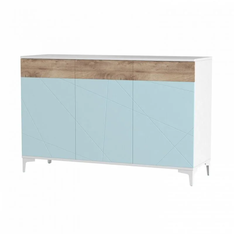 Комод для спальни Picassa 170x110x55 см – Голубая лагуна