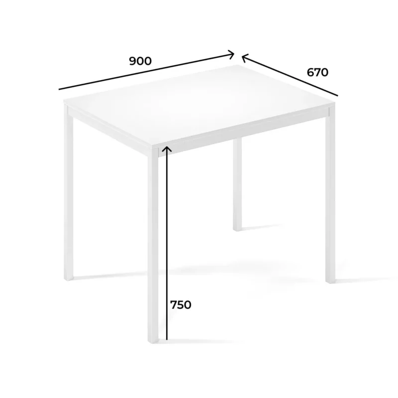 Письменный столик "Brevity Loft mid", 90x75x67 см – габариты