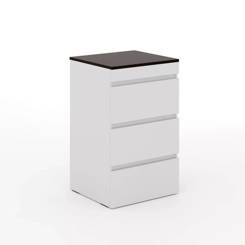 Molli chest of drawers with pullout desk 45(141)x76x50 cm – White Diamond / Wenge