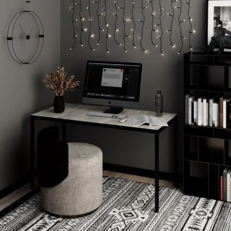 Письмовий стіл Brevity Loft standart 140x75x67 см – Ательє світлий / Чорний