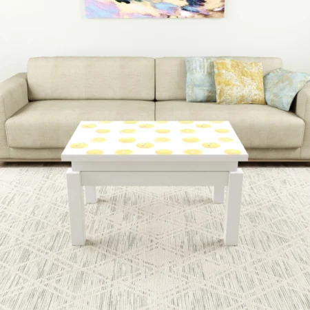 B-Fly PRINT rectangle coffee table 120x75x90 cm