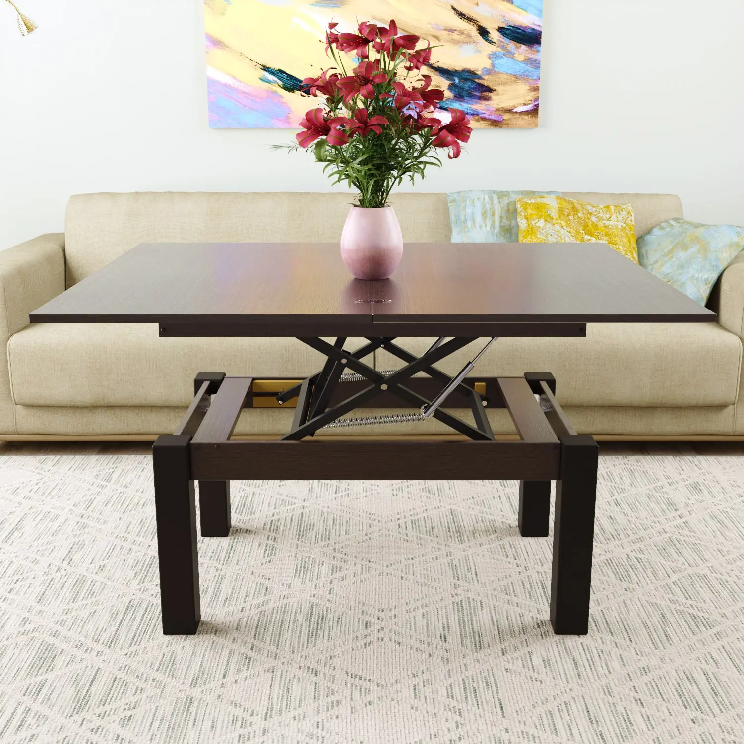 Розкладний журнальний стіл Art in Head “B-Fly PRINT” - принт №8 Розкладний журнальний стіл Art in Head “B-Fly PRINT” - принт №8 - зображення 4