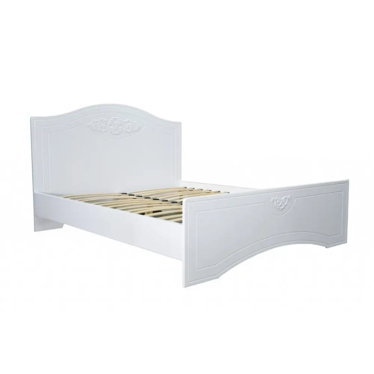 Ліжко в спальню Анжеліка – Білий супермат