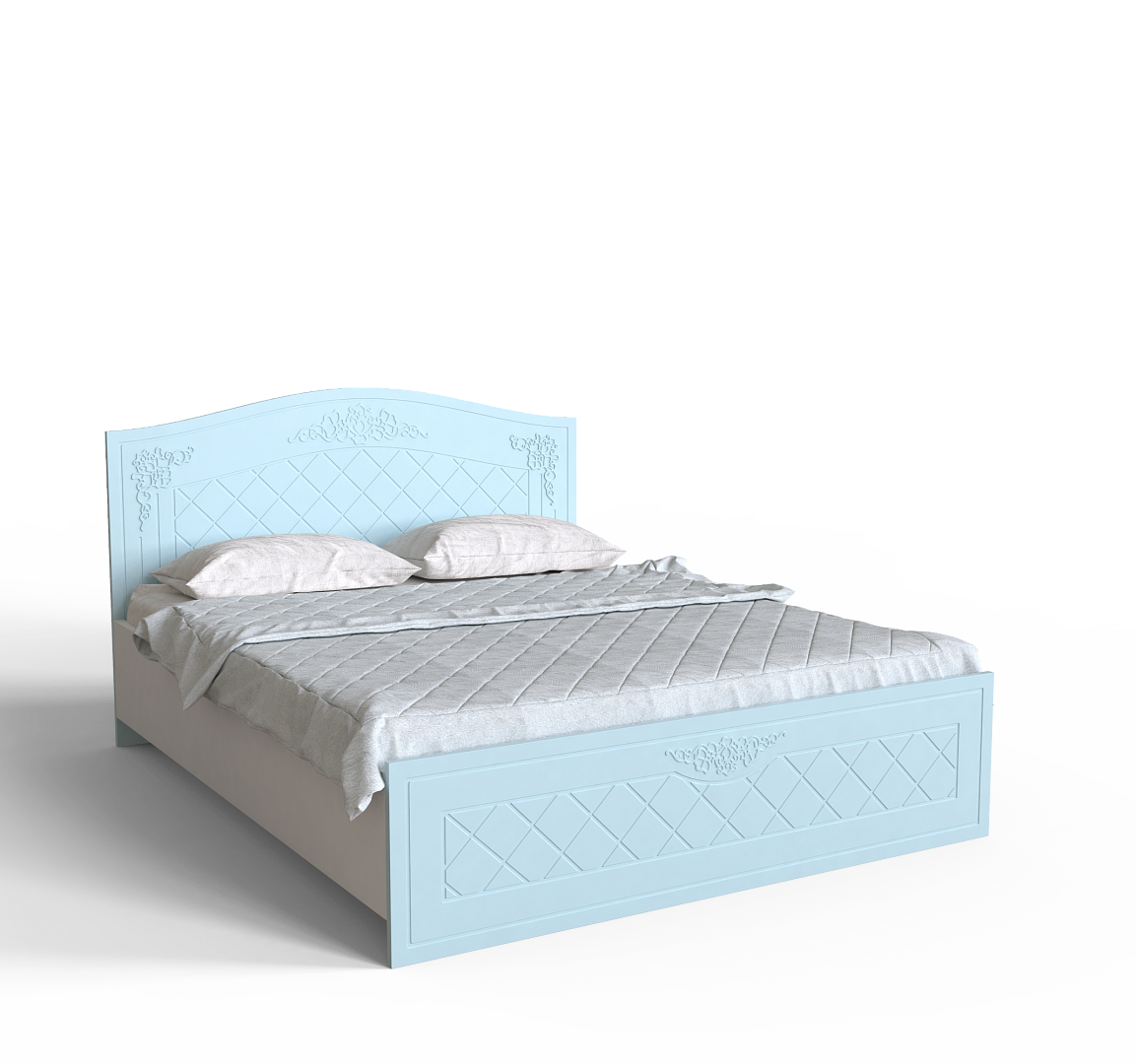 Grand king bed frame 180x200 "Amelie" – Blue Lagoon