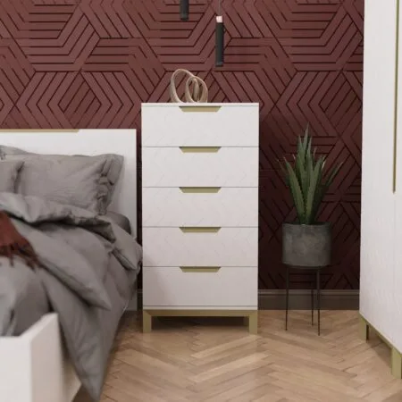 Комод для речей Swan 1200 60x120x50 см – Білий супермат