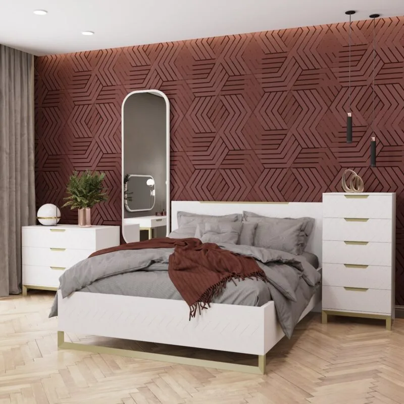 Комод для вещей Swan 1200 60x120x50 см – Белый супермат