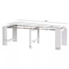 “Python” large extendable dining table - measurements “Python” large extendable dining table - measurements