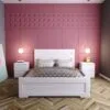 Light king frame bed 160x200 – White Diamond