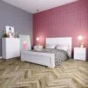 Light king frame bed 160x200 – White Diamond