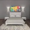 Двуспальная кровать 1600х2000 Picassa – Пепельный софттач