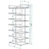 Полка для обуви в прихожую Light 50×111.7×31.7 см - габариты