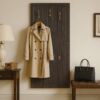 Вішалка для одягу настінна дерев'яна в коридор Bourbon – Дуб Тютюн
