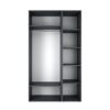 Buy hinged combined wardrobe №12 Light 120x220x50 cm – Graphite for 9744 UAH Hinged combined wardrobe №12 Light 120x220x50 cm – Graphite