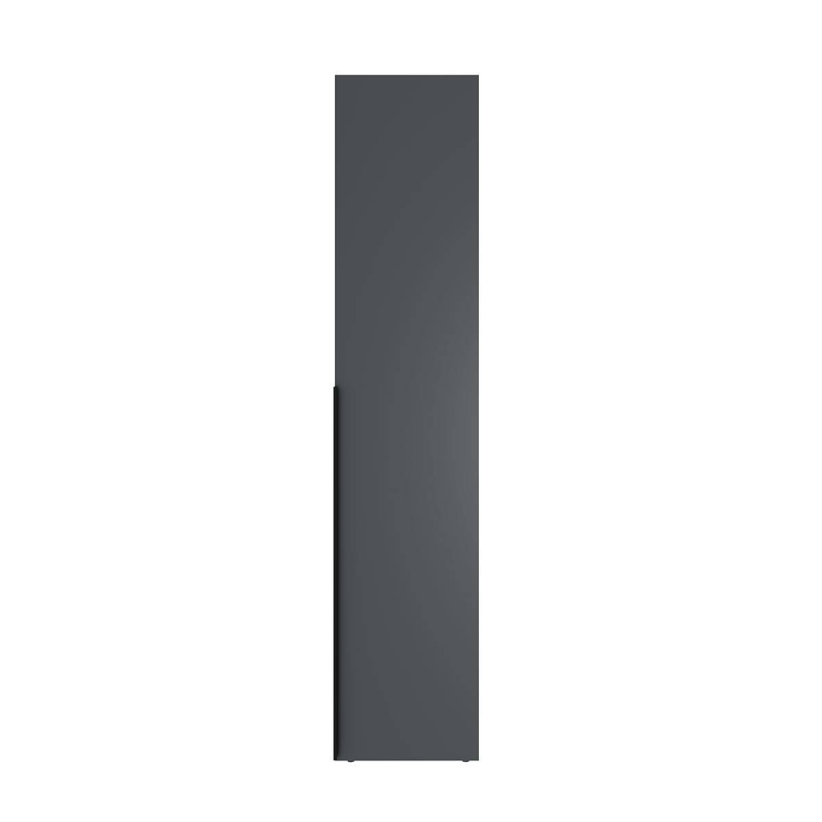Hinged combined wardrobe №12 Light 120x220x50 cm – Graphite