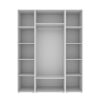 Buy hinged combined wardrobe №16 Light 160x220x50 cm – White Diamond for 12678 UAH Hinged combined wardrobe №16 Light 160x220x50 cm – White Diamond