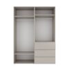 Buy hinged combined wardrobe №5 Light 160x220x50 cm – Cashmere for 12798 UAH Hinged combined wardrobe №5 Light 160x220x50 cm – Cashmere
