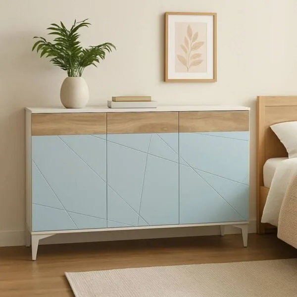 Комод для спальни Picassa 170x110x55 см – Голубая лагуна
