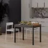 Armstrong expandable dining table 89(178)x76x68 cm – Evoke Oak / Graphite
