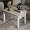 B-Fly Glass folding coffee table 120x75x90 cm – Light Atelier / White / White Pearl