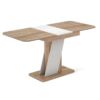 Lendi extending dining table 140(180)x75x80 cm – Sonoma Oak / White diamond