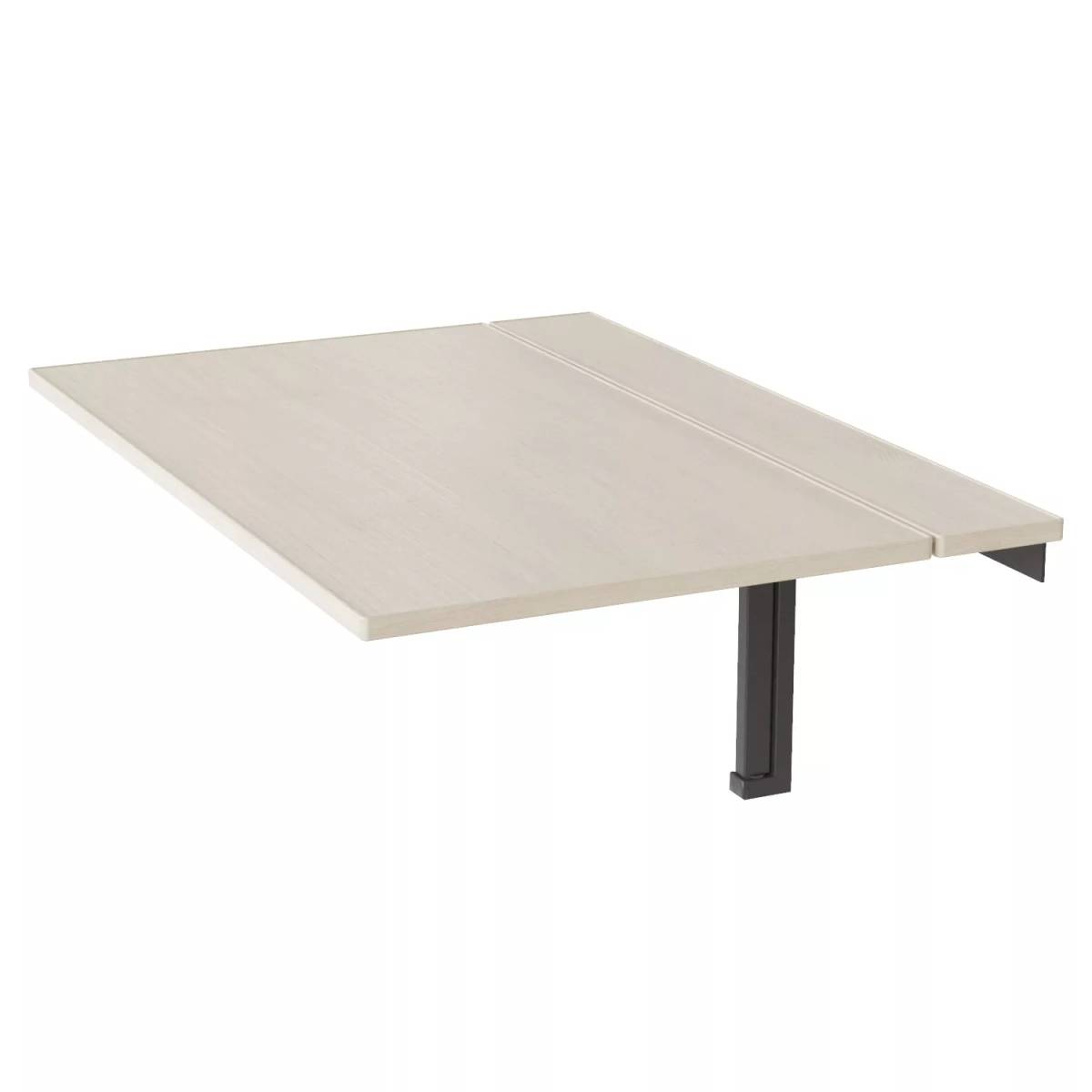 Mini wall mounted folding table 90x12(50) cm – Hickory Rockford Light