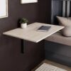 Mini wall mounted folding table 90x12(50) cm – Hickory Rockford Light