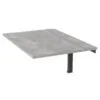 Mini wall mounted folding table 90x12(50) cm – Light Atelier