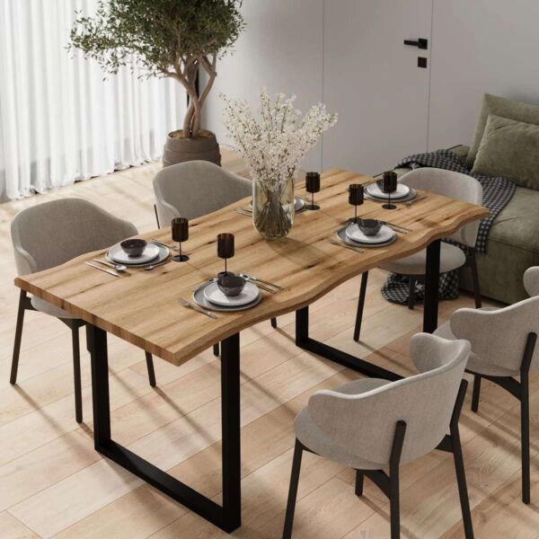 Обідній стіл на 6 осіб Forest 180x80x90 см – Дуб Артизан