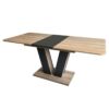 Купити обідній стіл трансформер Vendi 140(180)x75x80 см – Дуб Евок / Графіт за 5586 грн Обідній стіл трансформер Vendi 140(180)x75x80 см – Дуб Евок / Графіт