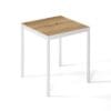 Обідній столик на двох Brevity Loft mini 67x75x67 см – Дуб Евок / Білий діамант