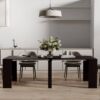 Buy python large extendable dining table 43(240)x75x90 cm – Wenge for 5586 UAH Python large extendable dining table 43(240)x75x90 cm – Wenge