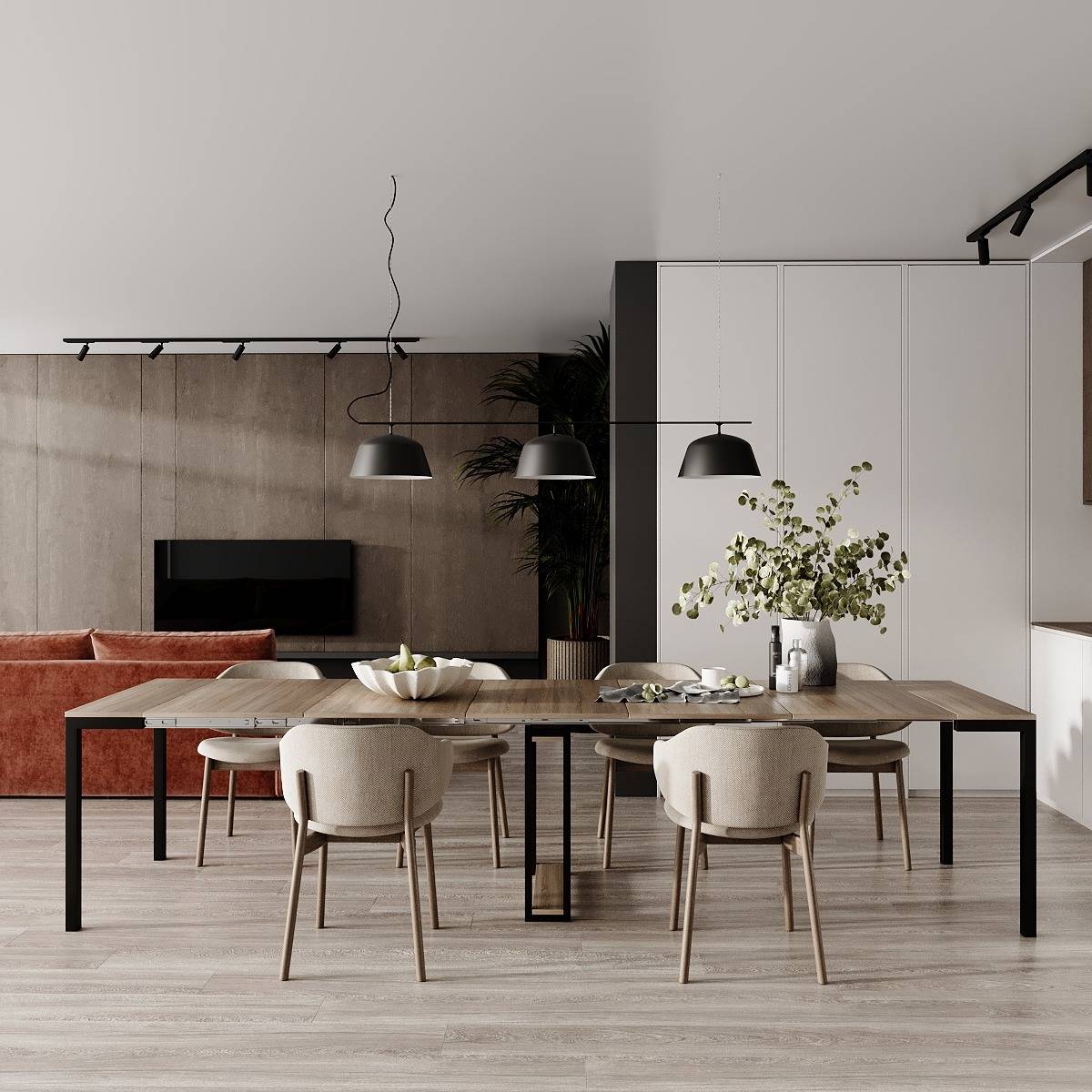 Sensei extra large dining table 53(330)x75x90 cm – Sonoma Oak