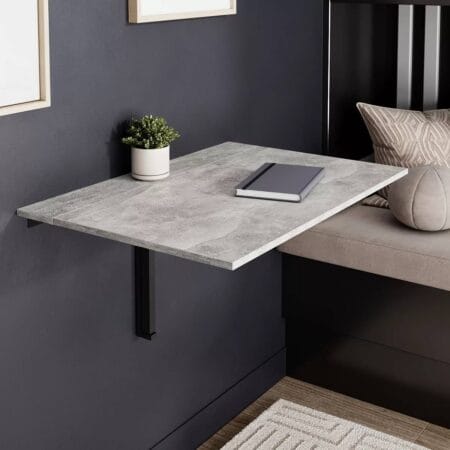 Откидной настенный стол Mini 90x12(50) см – Ателье светлый