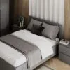 Двуспальная кровать в спальню 160x200 Light – Графит